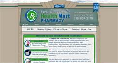 Desktop Screenshot of hendersonvillehealthmart.com